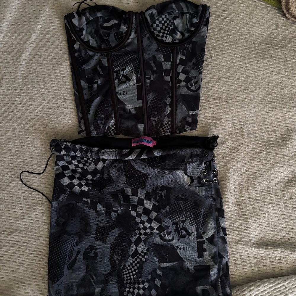 Two Piece Skirt Set